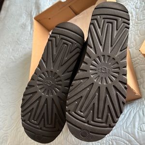 UGG Black Classic Short Leather Water Resistant Boot (Women’s size 11)